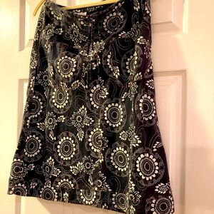 Adorable bohemian linen skirt